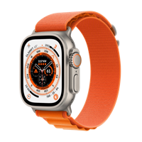 Refurbished Apple Watch Ultra 1 49mm Oranje Als nieuw