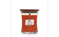 WoodWick Pumpkin Praline kaars Cylinder Anijs, Kaneel, Gember, Melk, Nootmuskaat, Pompoen, Vanille Bruin 1 stuk(s) - thumbnail