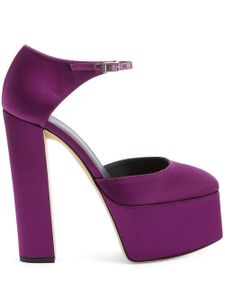 Giuseppe Zanotti escarpins Bebe 150 mm en satin - Violet