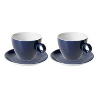 Maastricht Porselein Cappuccinoset Bart Colour 23cl Blauw 2 stuk(s)