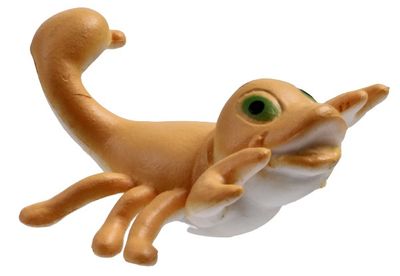 Wild Republic speelfiguur Schorpioen junior 4,5 x 3 cm oranje/wit Wild Republic speelfiguur Schorpioen junior 4,5 x 3 cm oranje/wit