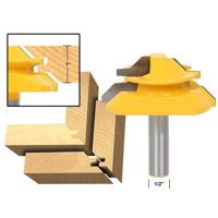 1/2 x 2-3/4 Shank houtbewerking 45 graden Engagement Tenon Cutter Blade rechte hoek accessoires mes houtbewerking Tools