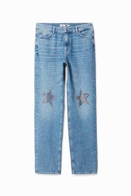Spijkerbroek met detail van sterren Collina Strada - BLUE - XS
