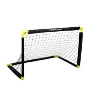 Dunlop Voetbaldoel - kunststof - opvouwbaar - zwart/geel - 90 x 59 x 61 cm - voetbalgoal