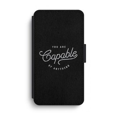 Capable: iPhone XS Max Flip Hoesje