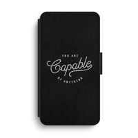 Capable: iPhone XS Max Flip Hoesje