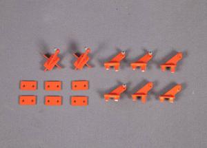 FMS - 90Mm Super Scorpion Control Horns Orange (FMSRA111O)