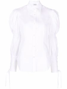 ETRO chemise en coton à manches bouffantes - Blanc