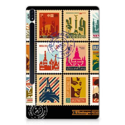 Samsung Galaxy Tab S7 Plus | S8 Plus | Hip Hoesje | Postzegels