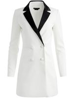 alice + olivia robe à revers contrastants - Blanc - thumbnail