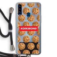 Koekerond: Samsung Galaxy A20s Transparant Hoesje met koord
