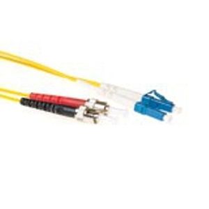 ACT RL7915 Glasvezel Patchkabel Duplex LSZH Singlemode - LC/ST 9/125µm OS2 - 15 meter