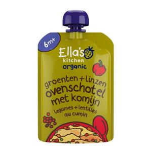 Ella&apos;s Kitchen Groene groente ovenschotel met linzen 6+ mnd bio