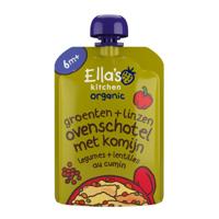 Ella's Kitchen Groene groente ovenschotel met linzen 6+ mnd bio Ella's Kitchen Groene groente ovenschotel met linzen 6+ mnd bio