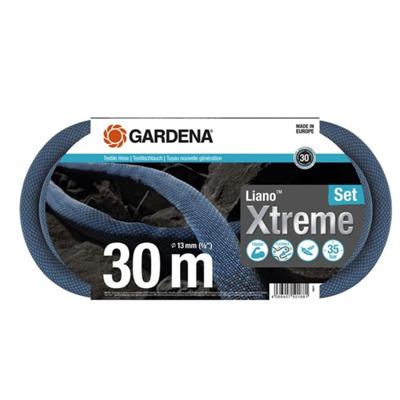 Gardena textielslang 18477 Liano™ Xtreme+ broes/slangstuk set 30m