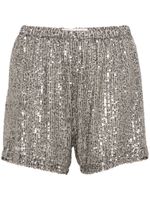 Société Anonyme short Selvi orné de sequins à coupe courte - Argent