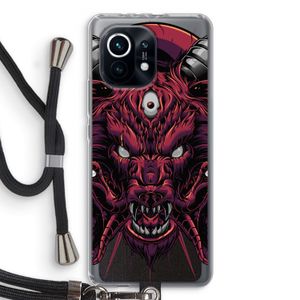 Hell Hound and Serpents: Xiaomi Mi 11 Transparant Hoesje met koord