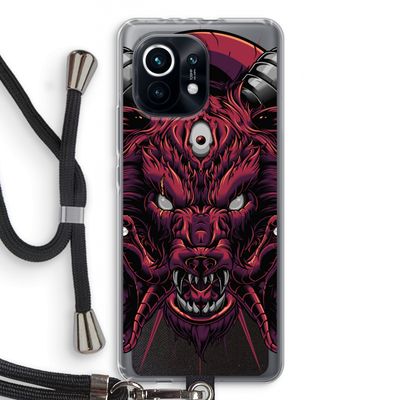 Hell Hound and Serpents: Xiaomi Mi 11 Transparant Hoesje met koord