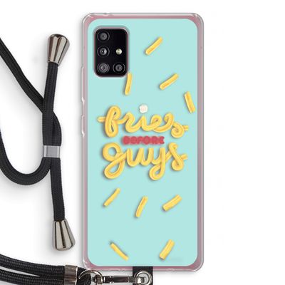 Always fries: Samsung Galaxy A51 5G Transparant Hoesje met koord