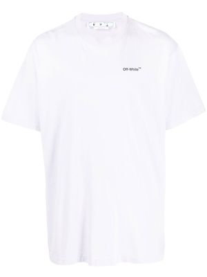 Off-White t-shirt à imprimé Caravaggio Arrow - Violet