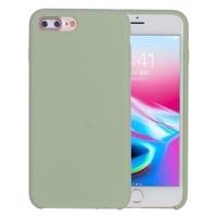 iPhone 7 Plus & 8 Plus Effen gekleurd Siliconen back cover Hoesje (mint groen)