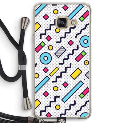 8-bit N°8: Samsung Galaxy A3 (2016) Transparant Hoesje met koord