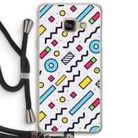 8-bit N°8: Samsung Galaxy A3 (2016) Transparant Hoesje met koord