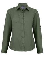 Craghoppers CES002 Expert Womens Kiwi Long Sleeved Shirt - Dark Cedar Green - 34 (8)