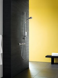 Hansgrohe Unica C glijstangset met handdouche Croma 100 Vario 90cm chroom 27771000