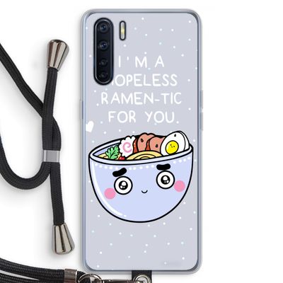 I'm A Hopeless Ramen-Tic For You: Oppo A91 Transparant Hoesje met koord