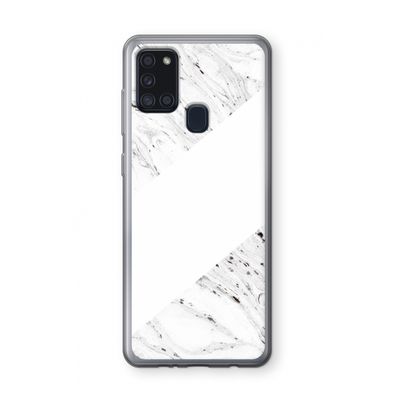 Biggest stripe: Samsung Galaxy A21s Transparant Hoesje