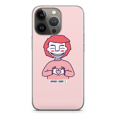 Hartje: iPhone 13 Pro Transparant Hoesje