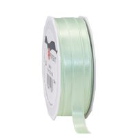 1x Luxe hobby/decoratie pastelgroene satijnen sierlinten 1 cm/10 mm x 25 meter