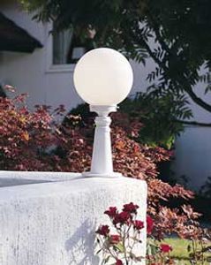 Staande lamp Arcturus Junior wit buitenverlichting konstmide 625-252+ 574-250