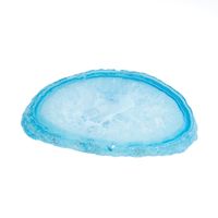 Schijf Blauwe Agaat Klein (30 - 50 mm)