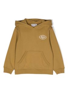 Bonpoint hoodie en coton à logo brodé - Jaune