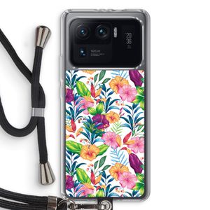 Tropisch 2: Xiaomi Mi 11 Ultra Transparant Hoesje met koord