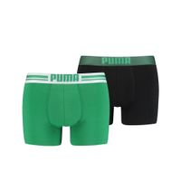 Puma Boxershorts Placed Logo 2-pack Groen-XL - thumbnail