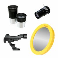 Bresser Optics Pollux 150/750 EQ3 Reflector 300x Zwart, Zilver - thumbnail