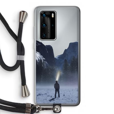 Wanderlust: Huawei P40 Pro Transparant Hoesje met koord
