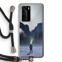 Wanderlust: Huawei P40 Pro Transparant Hoesje met koord