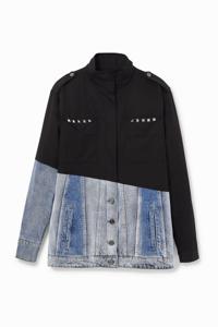 Hybride denim parka - BLACK - S