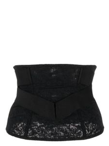 Dolce & Gabbana corset à ornements en dentelle - Noir