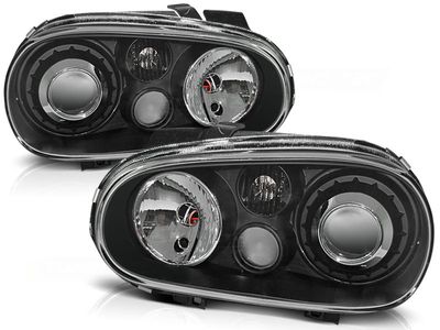 Tuning-Tec Koplampen voor VW GOLF 4 09 97-09 03 R32 LOOK ZWART