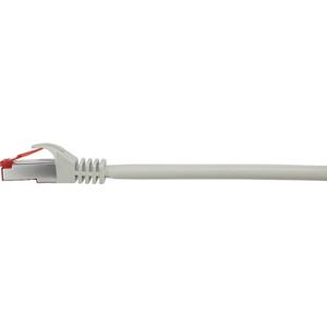 Renkforce RF-4724286 RJ45 Netwerkkabel, patchkabel CAT 6 S/FTP 30.00 m Grijs Snagless, Vergulde steekcontacten, Vlambestendig 1 stuk(s)