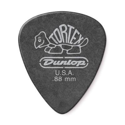 Dunlop Tortex Pitch Black Standard Plectrum 0.88mm - Per Stuk