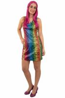 Jurk panter regenboog