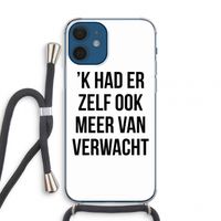 Meer verwacht: iPhone 12 mini Transparant Hoesje met koord