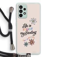 Tough Life: Samsung Galaxy A52s 5G Transparant Hoesje met koord