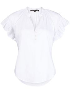 Veronica Beard blouse Milly en coton - Blanc